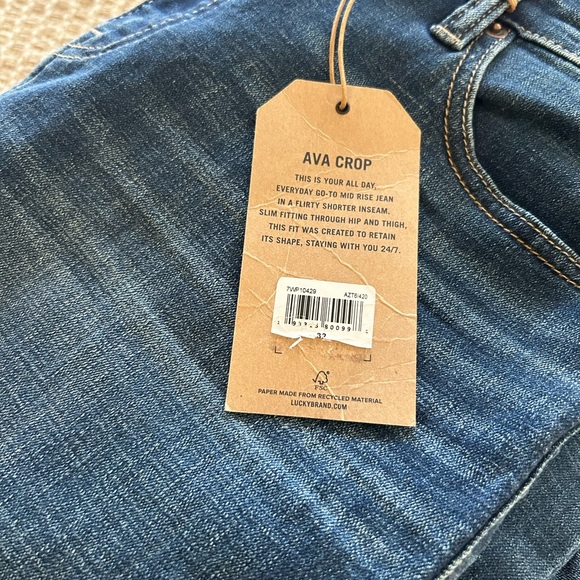 Lucky denim Ava Crop, size 14/32, NWT - Picture 4 of 4